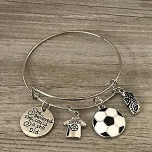 Soccer Bracelet Soccer She Believed She Could So